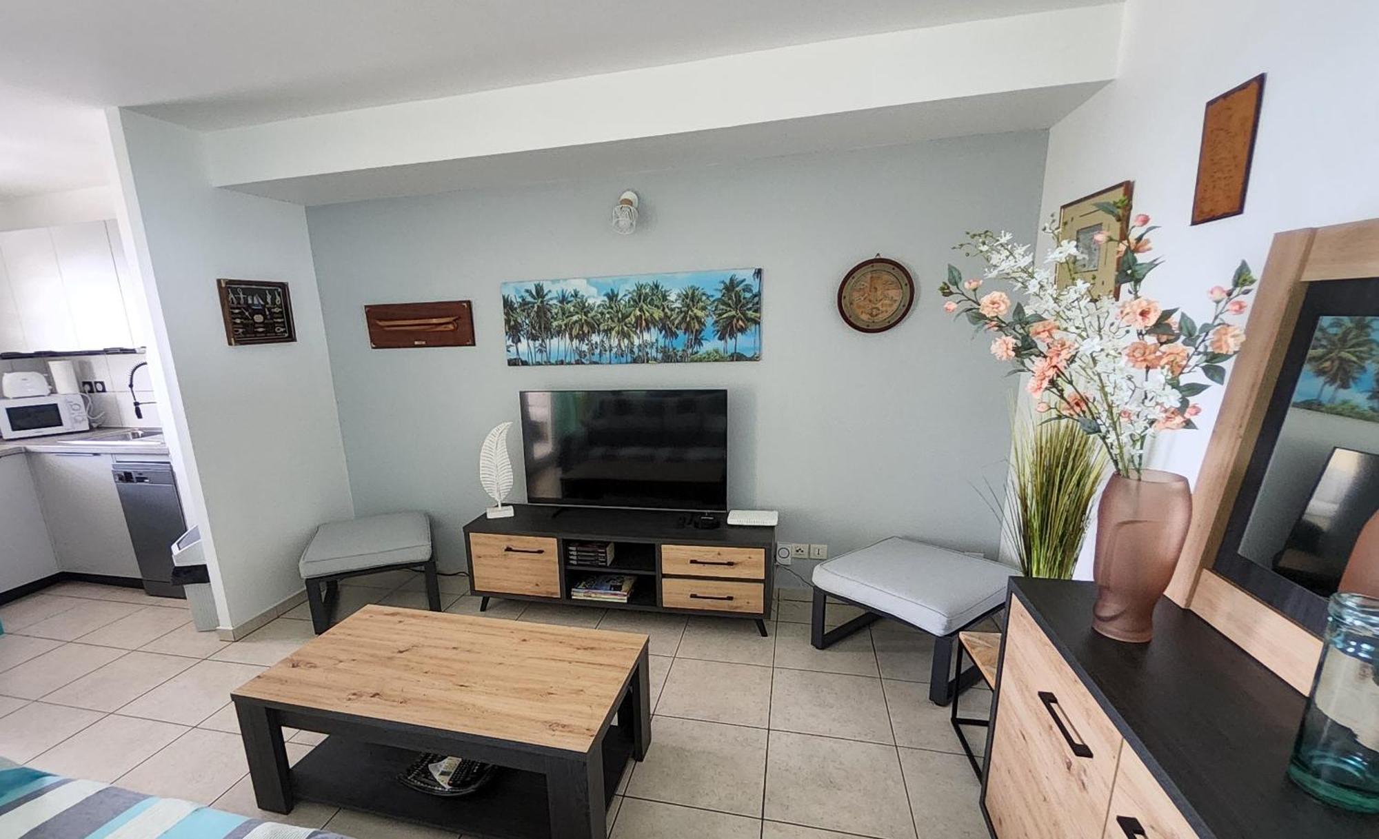 Beau T3 Litchi Vue Ocean Piscine Apartment Сен Жилс ле Бен Екстериор снимка