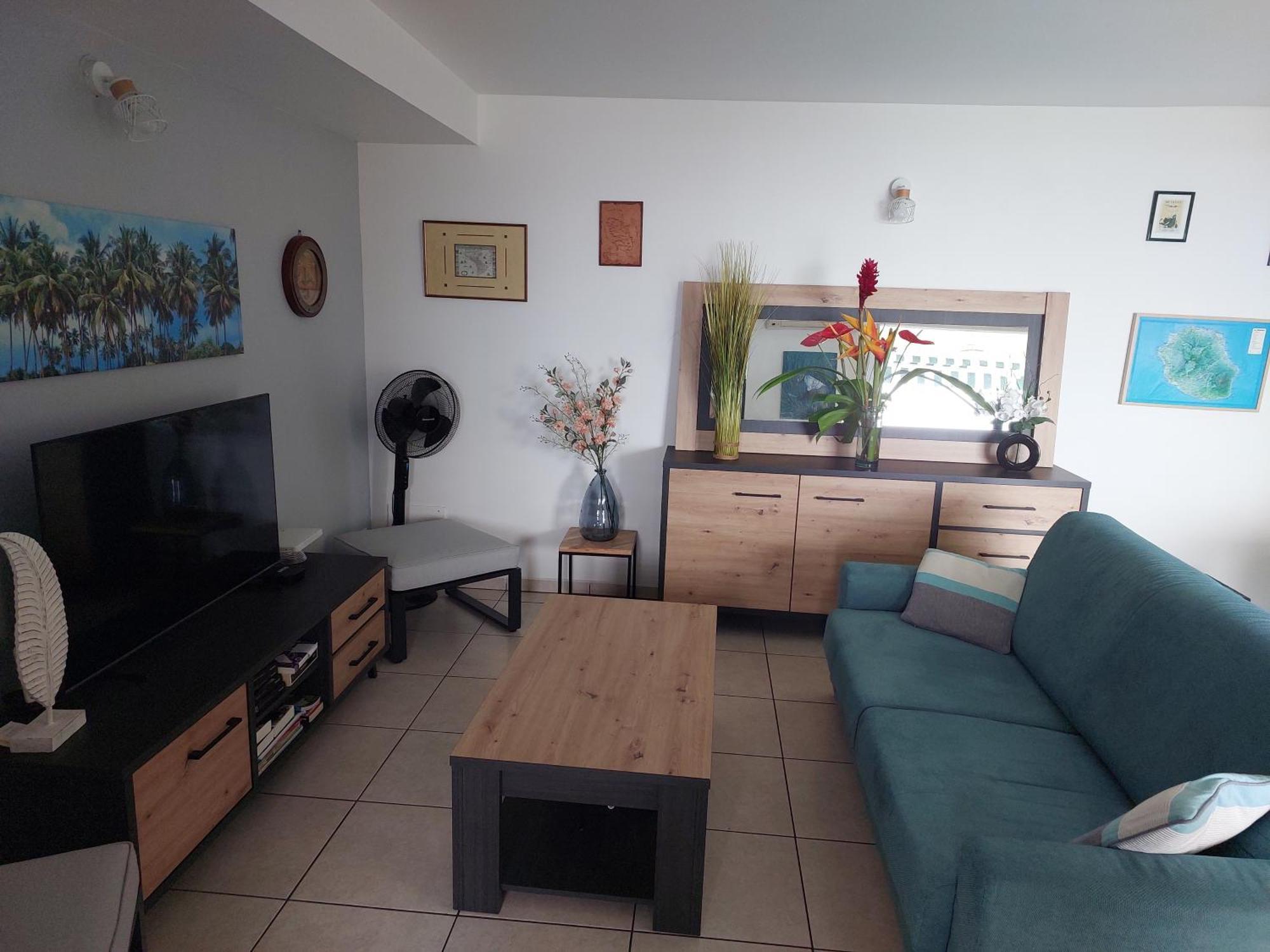 Beau T3 Litchi Vue Ocean Piscine Apartment Сен Жилс ле Бен Екстериор снимка