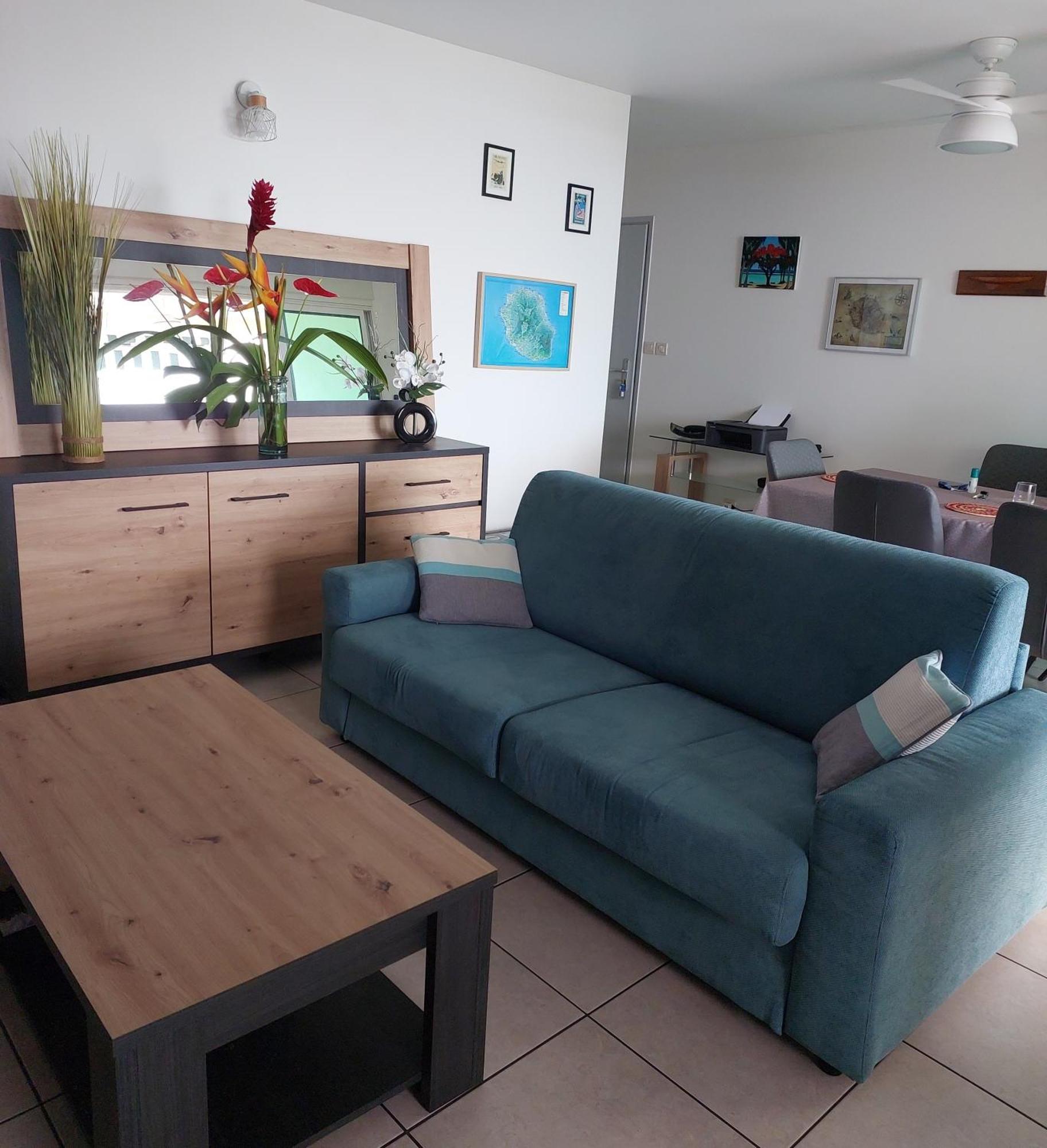 Beau T3 Litchi Vue Ocean Piscine Apartment Сен Жилс ле Бен Екстериор снимка